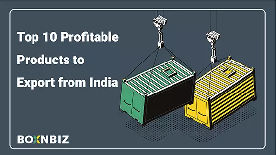 Top 10 Profitable products to export from India to Other Countries